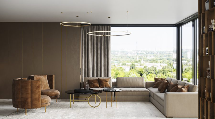 Penthouse Wohnung, © K_AR Interiors